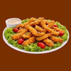 Isca de frango à milanesa
